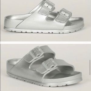 Silver foam slides